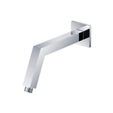 Isenberg By Flusso - Square Shower Arm With Flange - 10'' - With Flange - Chrome