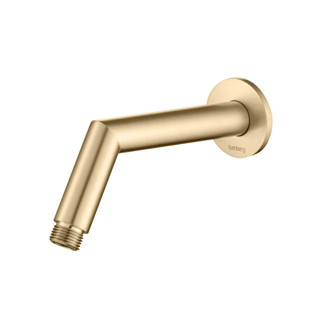 Isenberg By Flusso - Round Shower Arm With Flange - 7'' - With Flange - Brushed Bronze Pvd