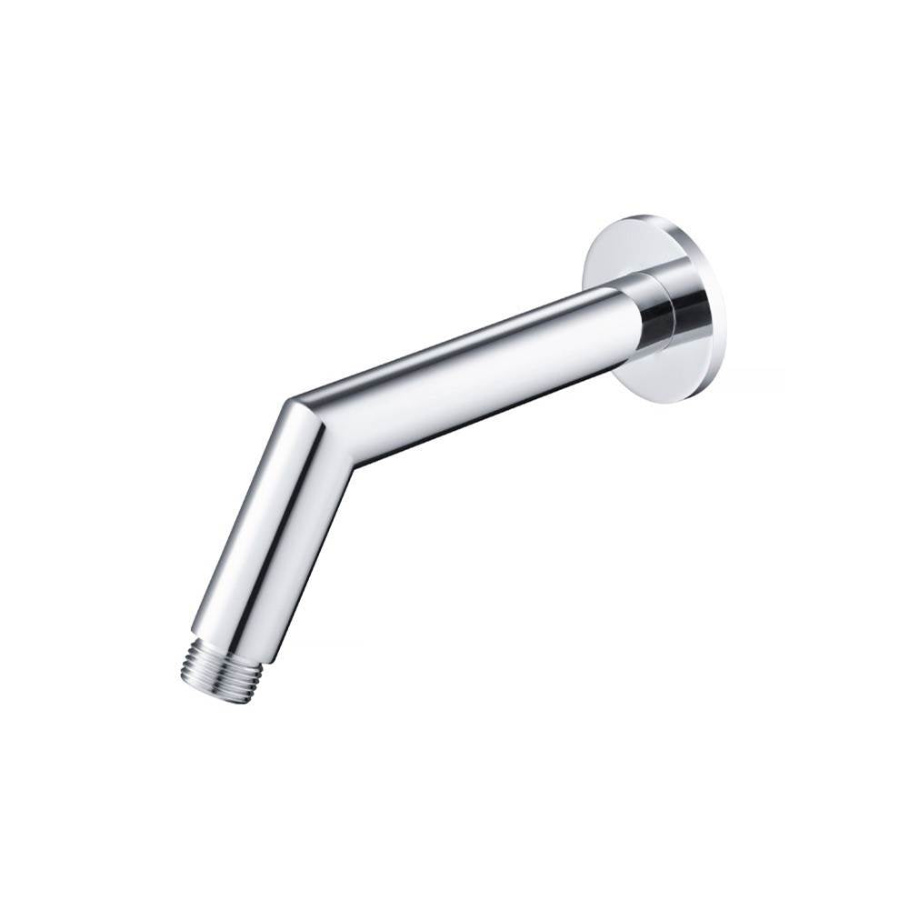 Isenberg By Flusso - Round Shower Arm With Flange - 7'' - With Flange - Polished Nickel PVD