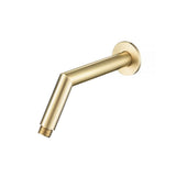 Isenberg By Flusso - Round Shower Arm With Flange - 7'' - With Flange - Satin Brass PVD
