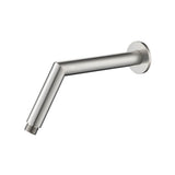 Isenberg By Flusso - Round Shower Arm With Flange - 10'' - With Flange - Brushed Nickel PVD