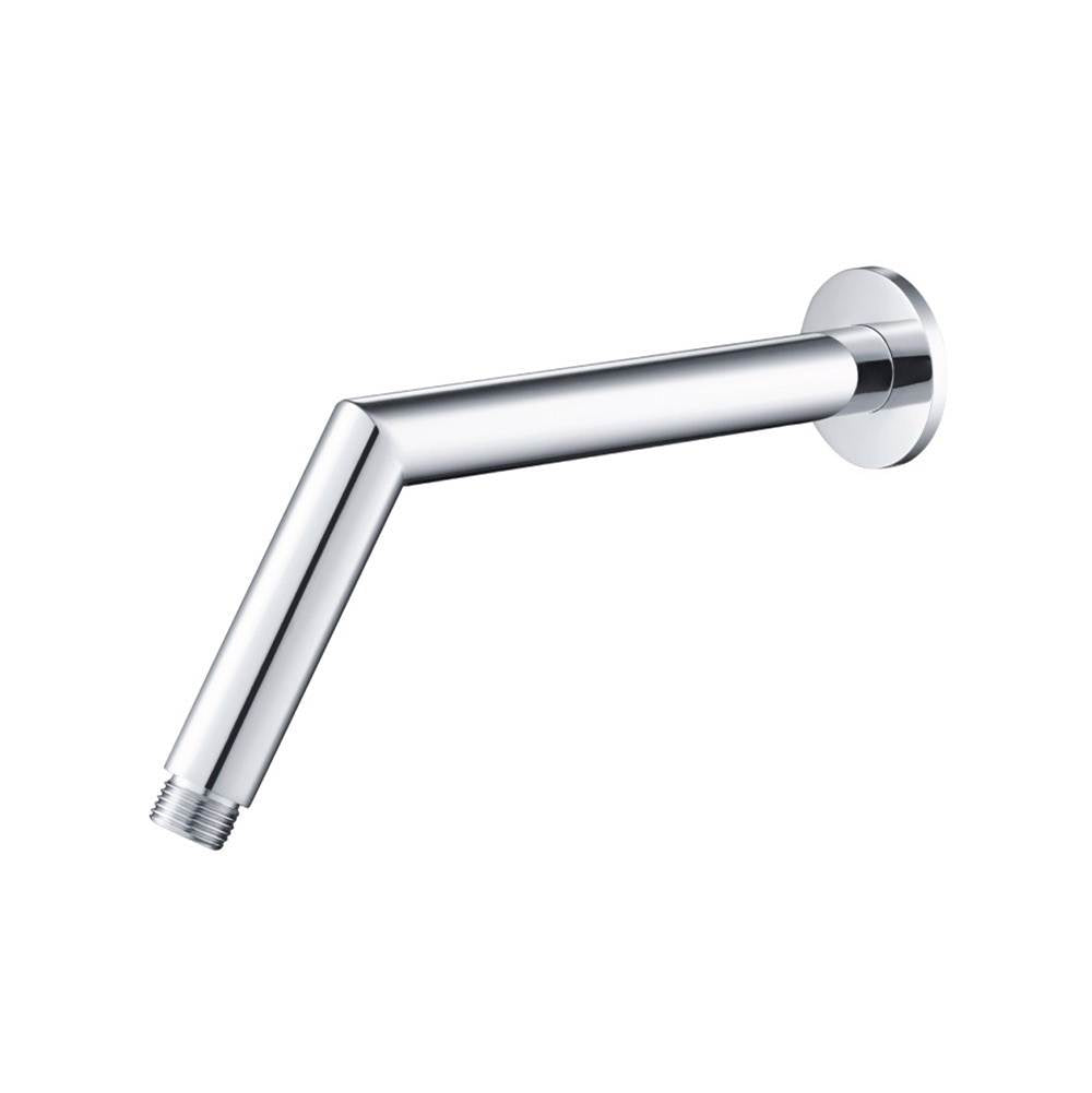 Isenberg By Flusso - Round Shower Arm With Flange - 10'' - With Flange - Chrome