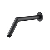 Isenberg By Flusso - Round Shower Arm With Flange - 10'' - With Flange - Matte Black