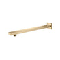Isenberg By Flusso - Wall Mount Shower Arm - 15'' (385mm) - With Flange - Brushed Bronze Pvd