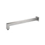 Isenberg By Flusso - Wall Mount Square Shower Arm - 20'' - With Flange - Brushed Nickel PVD