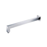 Isenberg By Flusso - Wall Mount Square Shower Arm - 20'' - With Flange - Chrome