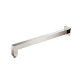 Isenberg By Flusso - Wall Mount Square Shower Arm - 20'' - With Flange - Polished Nickel PVD