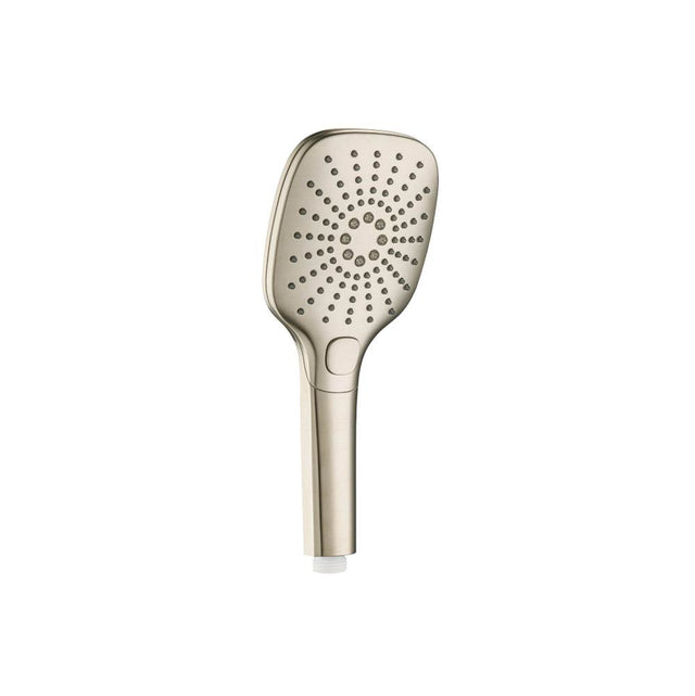 Isenberg By Flusso - 3-Function ABS Hand Held Shower Head - 125mm - Brushed Nickel PVD