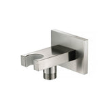 Isenberg By Flusso - Wall Elbow With Holder Combo - Brushed Nickel PVD