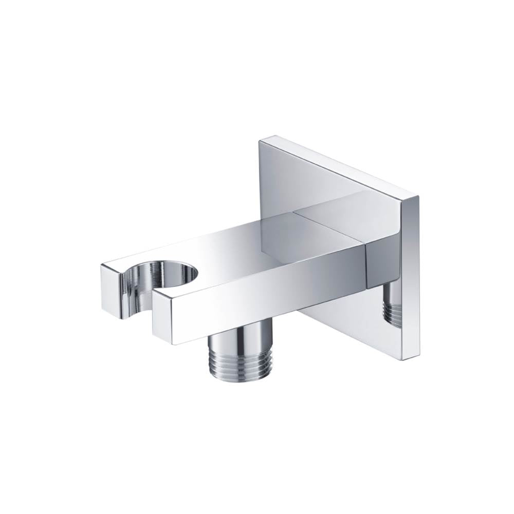 Isenberg By Flusso - Wall Elbow With Holder Combo - Satin Brass PVD