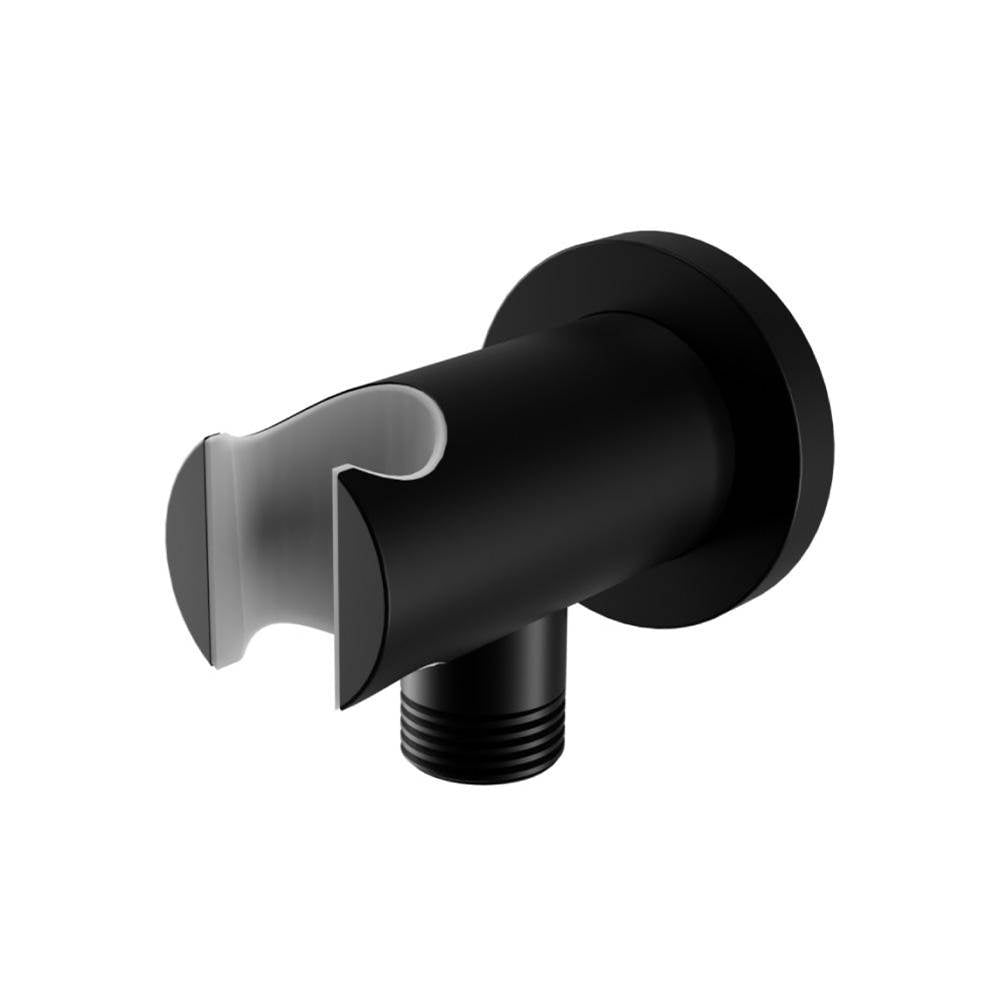 Isenberg By Flusso - Wall Elbow With Holder - Gloss Black