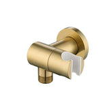 Isenberg By Flusso - Wall Elbow With Holder Combo - Adjustable Angle - Satin Brass PVD