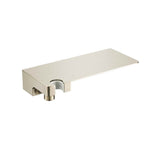 Isenberg By Flusso - Shower Shelf Thingy With Integrated Elbow & Holder - Brushed Nickel PVD