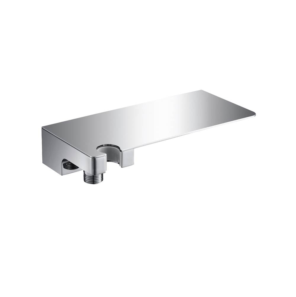Isenberg By Flusso - Shower Shelf Thingy With Integrated Elbow & Holder - Chrome
