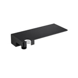 Isenberg By Flusso - Shower Shelf Thingy With Integrated Elbow & Holder - Matte Black
