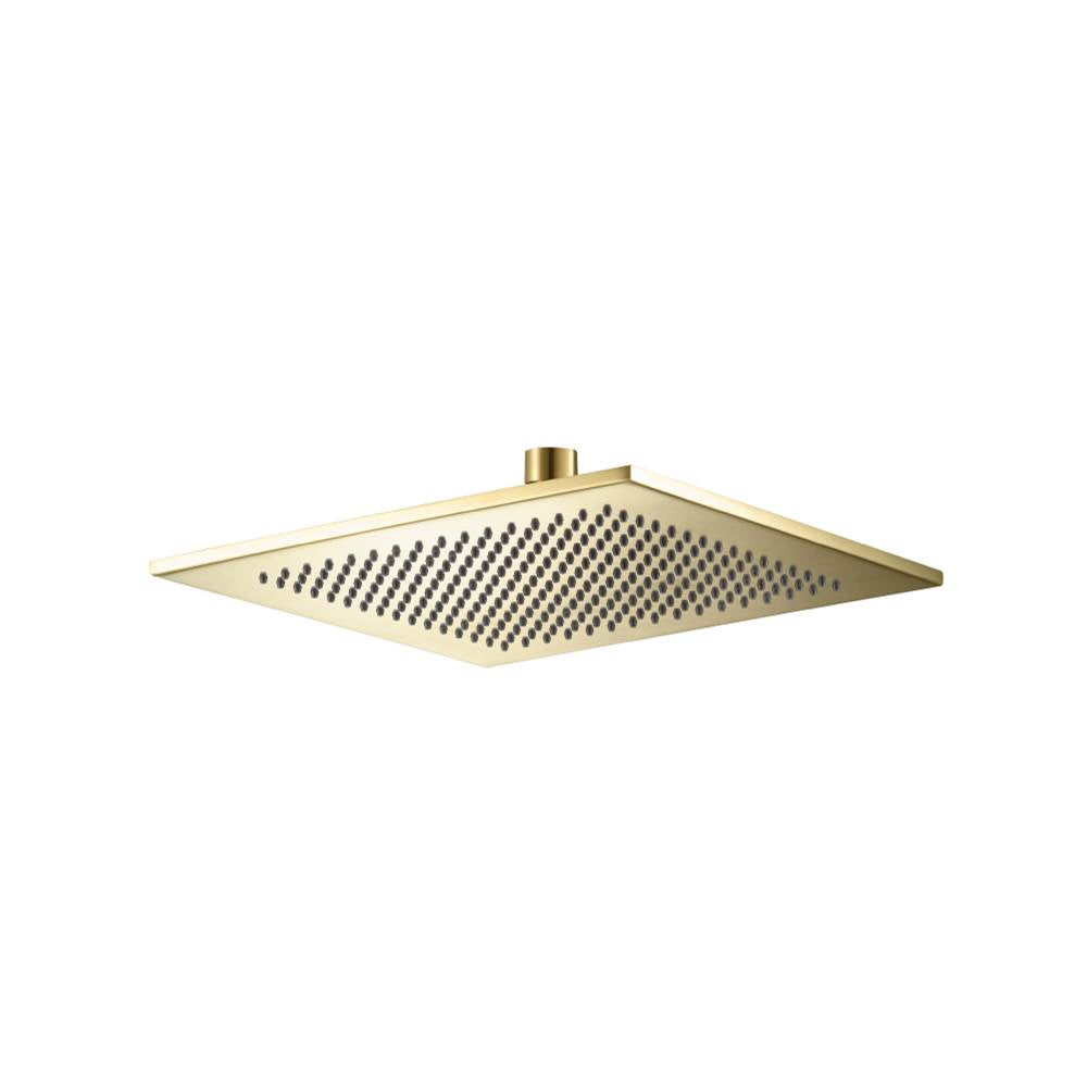 Isenberg By Flusso - 10'' Solid Brass Showerhead / Rainhead - Satin Brass PVD