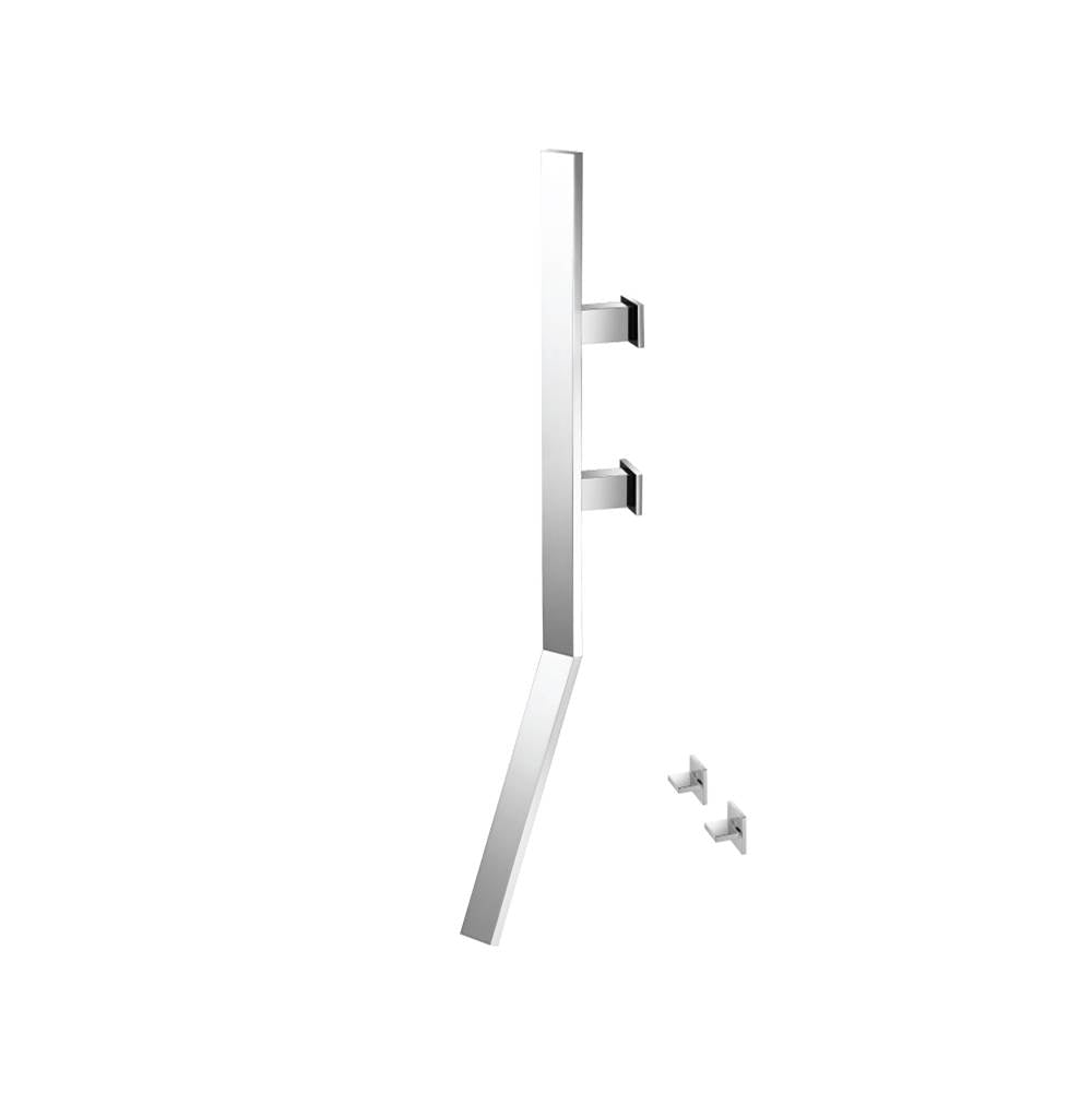 Isenberg By Flusso - Wall Mount Faucet With Handles - Chrome