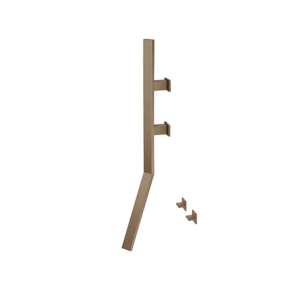 Isenberg By Flusso - Wall Mount Faucet With Handles - Dark Tan