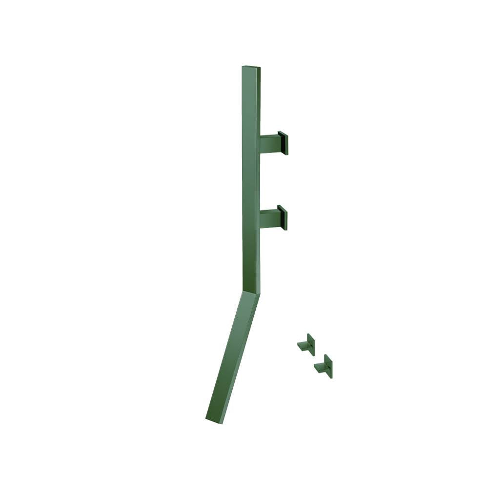 Isenberg By Flusso - Wall Mount Faucet With Handles - Leaf Green