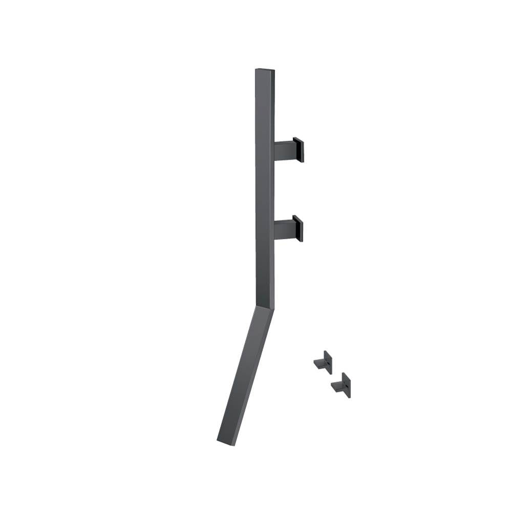 Isenberg By Flusso - Wall Mount Faucet With Handles - Rock Grey