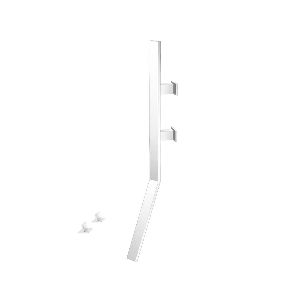 Isenberg By Flusso - Wall Mount Faucet With Deck Handles - Gloss White