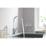Single Hole Bathroom Faucet - With Swivel Spout