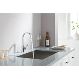 Single Hole Bathroom Faucet - With Swivel Spout