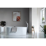 Freestanding Floor Mount Bathtub / Tub Filler With Hand Shower
