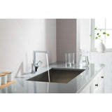 Single Hole Bathroom Faucet - With Swivel Spout