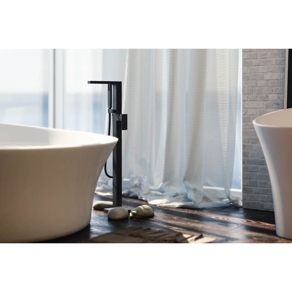 Freestanding Floor Mount Bathtub / Tub Filler With Hand Shower
