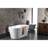 Freestanding Floor Mount Bathtub / Tub Filler With Hand Shower