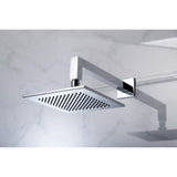 Wall Mount Square Shower Arm - 12'' (300mm) - With Flange
