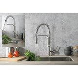 Caso - Semi-Professional Dual Spray Stainless Steel Kitchen Faucet With Pull Out