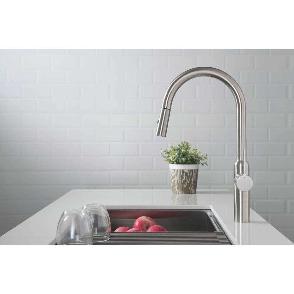 Ziel - Dual Spray Stainless Steel Kitchen Faucet With Pull Out