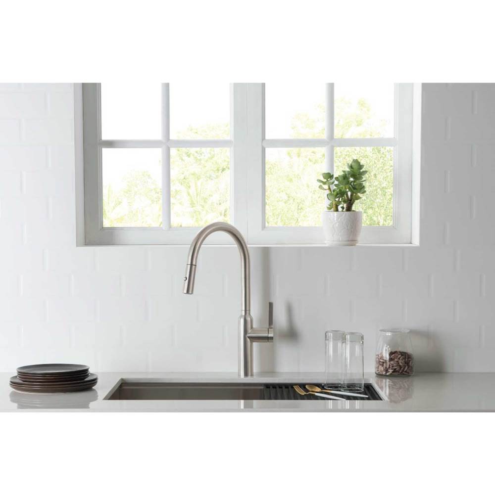Ziel - Dual Spray Stainless Steel Kitchen Faucet With Pull Out
