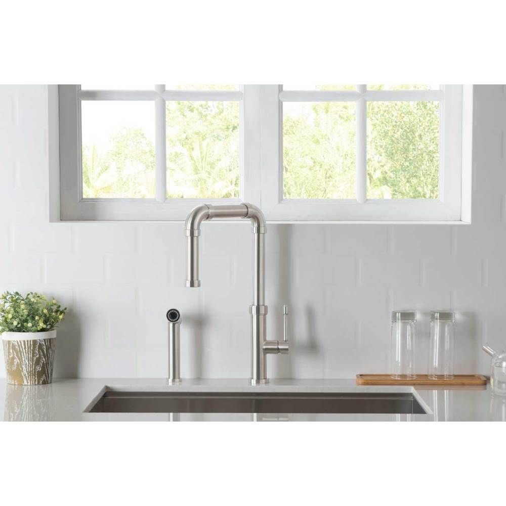 Tanz - Stainless Steel Kitchen Faucet With Side Sprayer