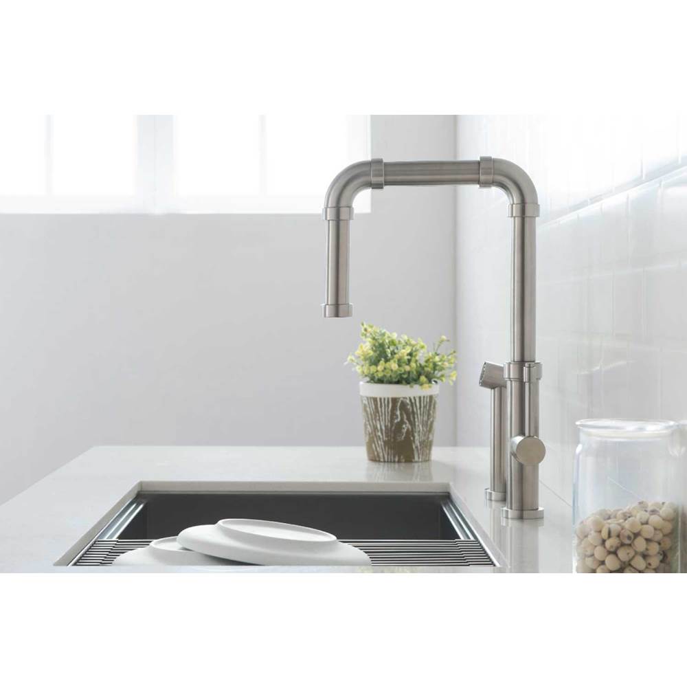 Tanz - Stainless Steel Kitchen Faucet With Side Sprayer