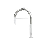 Isenberg By Flusso - Dixie - Semi-Professional Dual Spray Stainless Steel Kitchen Faucet With Pull Out - Gloss White