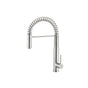 Isenberg By Flusso - Dixie - Semi-Professional Dual Spray Stainless Steel Kitchen Faucet With Pull Out - Stainless Steel