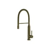 Isenberg By Flusso - Glatt - Semi-Professional Dual Spray Stainless Steel Kitchen Faucet With Pull Out - Army Green