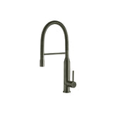 Isenberg By Flusso - Glatt - Semi-Professional Dual Spray Stainless Steel Kitchen Faucet With Pull Out - Dark Green