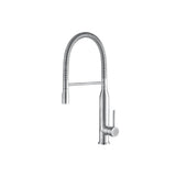 Isenberg By Flusso - Glatt - Semi-Professional Dual Spray Stainless Steel Kitchen Faucet With Pull Out - Gloss White