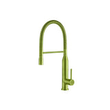 Isenberg By Flusso - Glatt - Semi-Professional Dual Spray Stainless Steel Kitchen Faucet With Pull Out - Isenberg Green