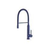 Isenberg By Flusso - Glatt - Semi-Professional Dual Spray Stainless Steel Kitchen Faucet With Pull Out - Navy Blue