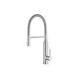 Isenberg By Flusso - Glatt - Semi-Professional Dual Spray Stainless Steel Kitchen Faucet With Pull Out - Stainless Steel