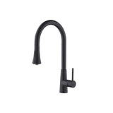 Isenberg By Flusso - Zest - Dual Spray Stainless Steel Kitchen Faucet With Pull Out - Dark Grey