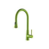 Isenberg By Flusso - Zest - Dual Spray Stainless Steel Kitchen Faucet With Pull Out - Isenberg Green
