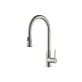 Isenberg By Flusso - Zest - Dual Spray Stainless Steel Kitchen Faucet With Pull Out - Stainless Steel