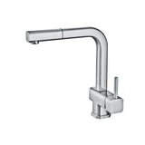Isenberg By Flusso - Cito - Dual Spray Stainless Steel Kitchen Faucet With Pull Out - Gloss White