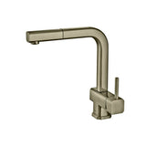Isenberg By Flusso - Cito - Dual Spray Stainless Steel Kitchen Faucet With Pull Out - Light Verde